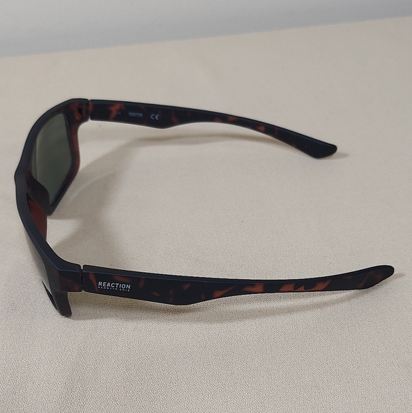 Kenneth Cole Reaction Men's Sunglasses Matte Brown  Rectangular Shape KC1328 52N - Picture 7 of 8